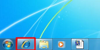 Windows 7のデスクトップ上にInternet Explorerのアイコンを表示させるには